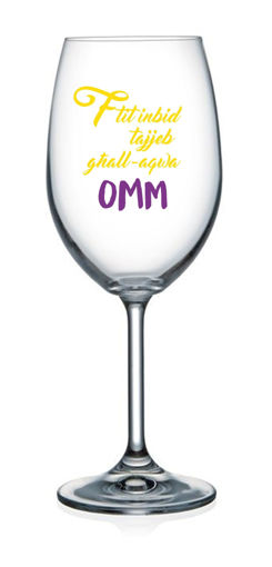 Picture of WINE GLASS - L-AQWA OMM